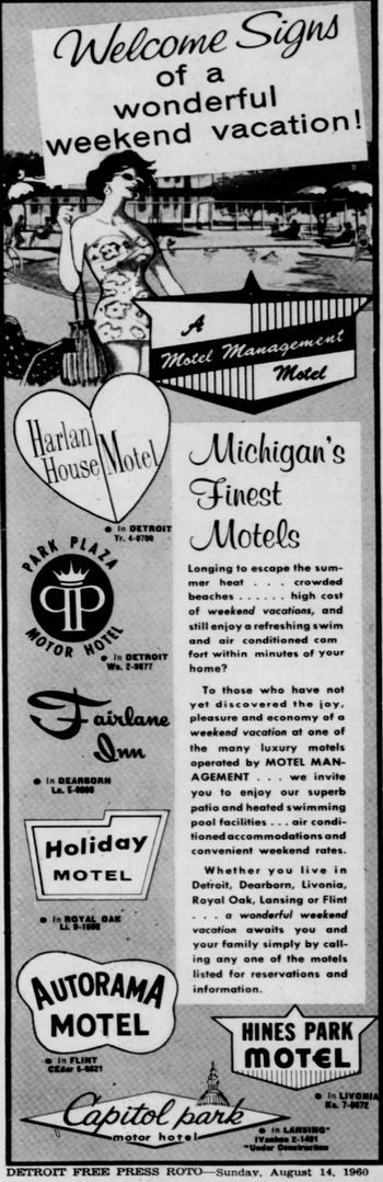 London Inn Motel - Aug 14 1960 Article (newer photo)